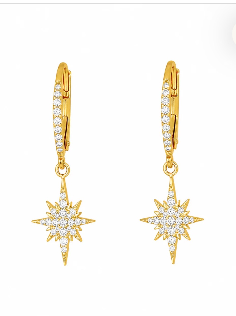 FREIDA ROTHMAN CELESTIAL DROP LEVERBACK EARRINGS